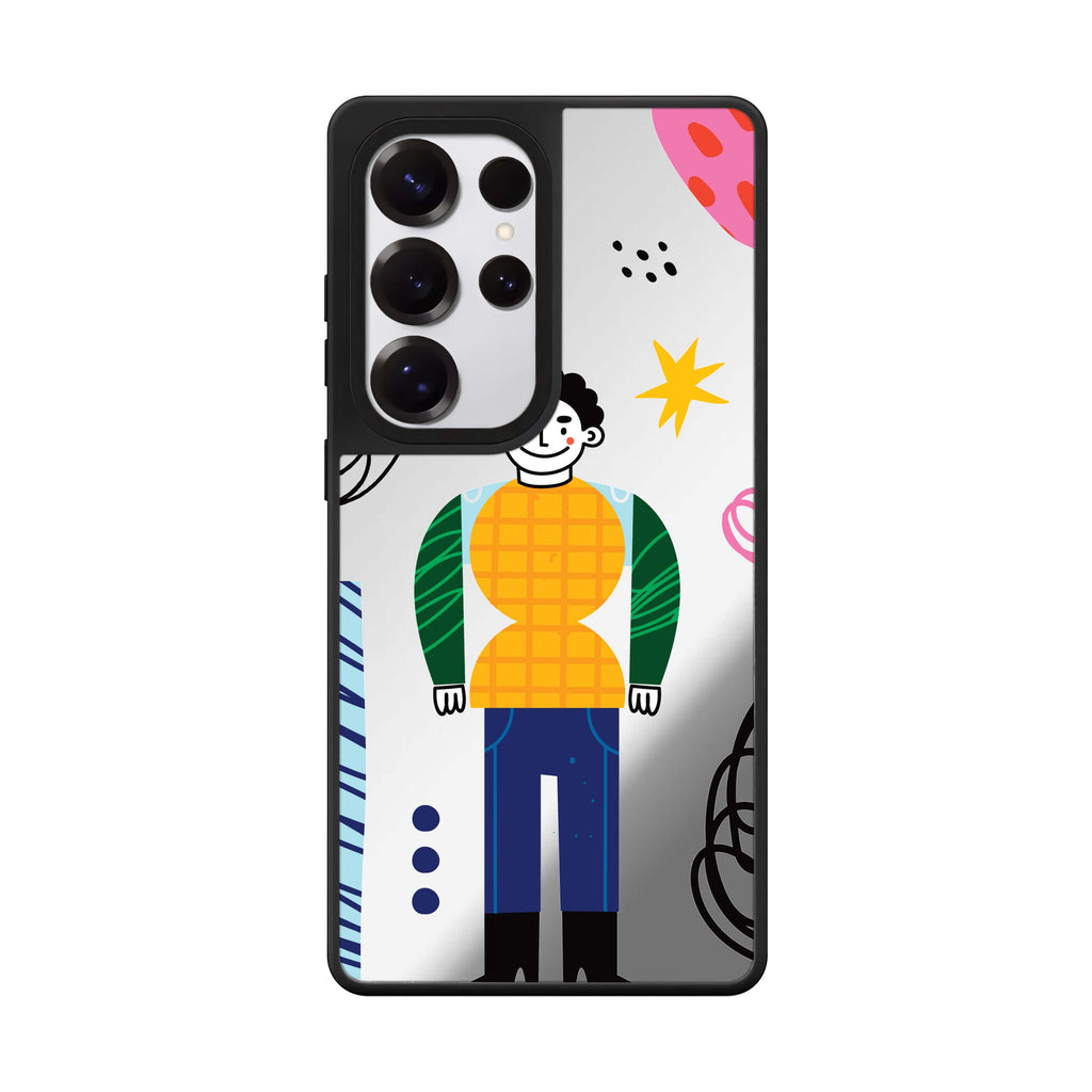 Abstract People 鏡面手機殼