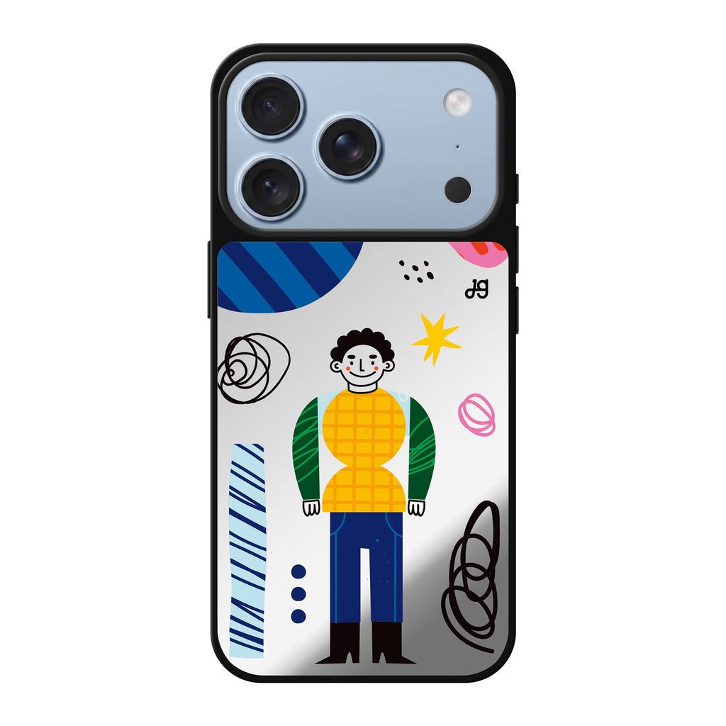 Abstract People 鏡面手機殼