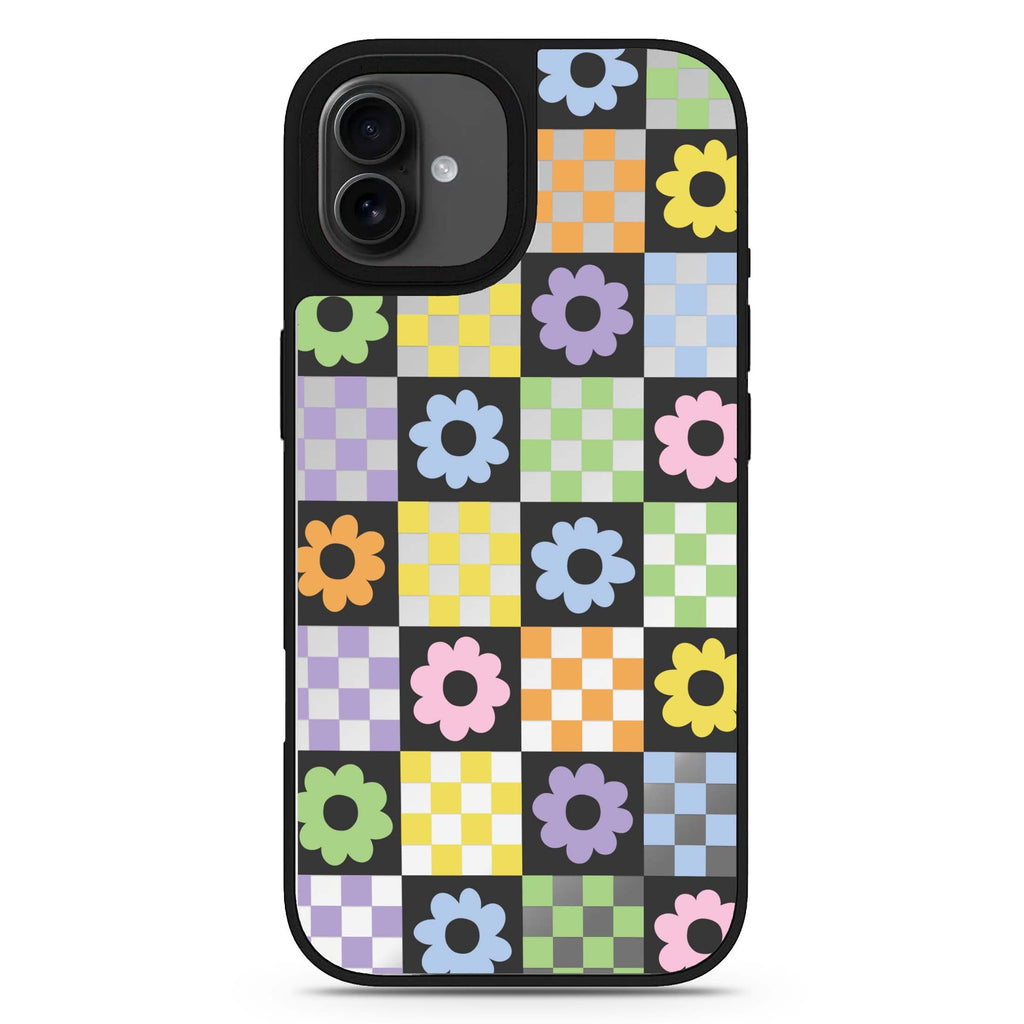 Flowers 款式1 iPhone 17 花卉鏡面手機殼 主圖設計