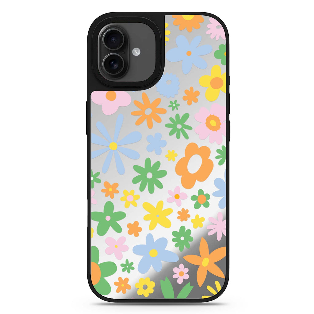 Flowers 款式4 iPhone 17 花卉鏡面手機殼 主圖設計