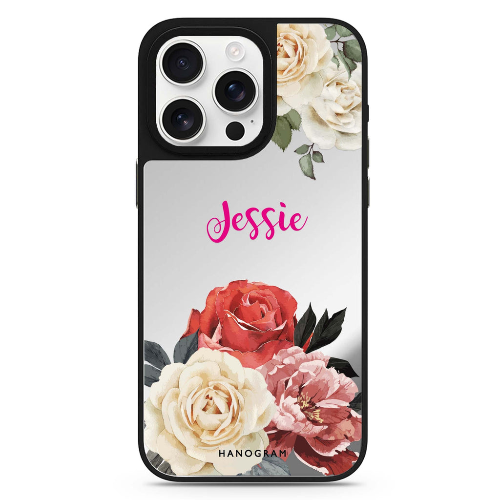Vintage Floral 鏡面手機殼
