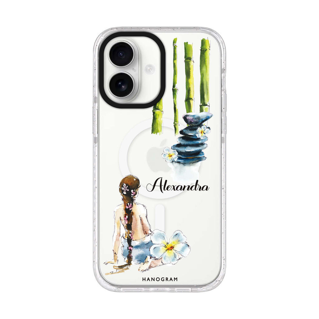 Zen iPhone 17 水晶透明保護殼正面展示