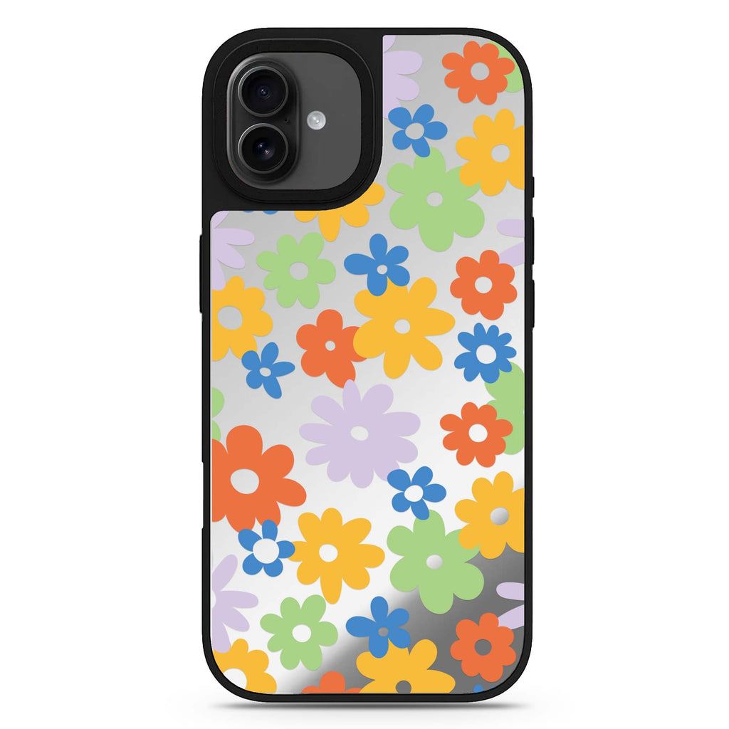 Flowers 款式3 iPhone 17 花卉鏡面手機殼 主圖設計