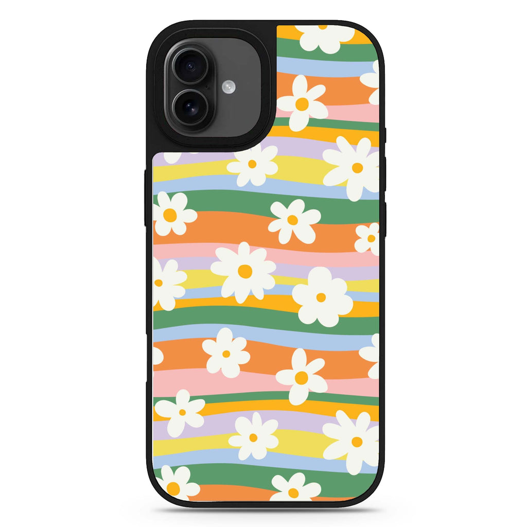 Flowers 款式2 iPhone 17 花卉鏡面手機殼 主圖設計