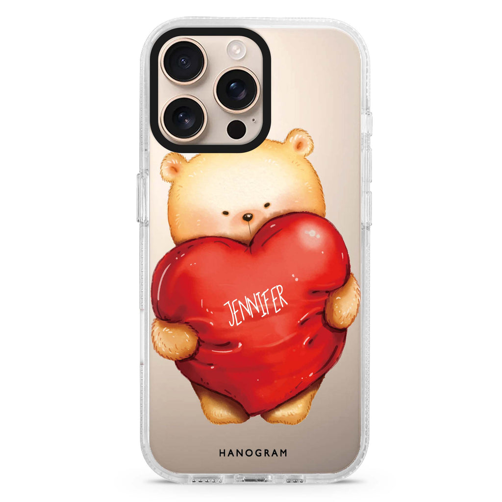 Bear Hug 水晶透明保護殼