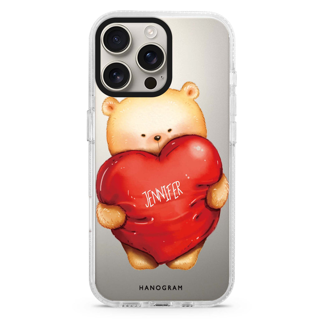 Bear Hug Magsafe 兼容水晶透明保護殼