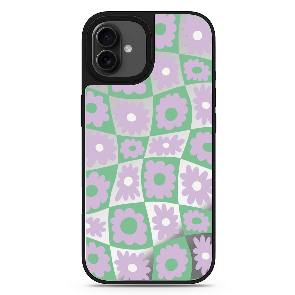 Flowers 款式5 iPhone 17 花卉鏡面手機殼 主圖設計