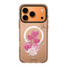 Sweet Heart With Rose iPhone 17 Pro Max MagSafe 水晶透明保護殼 情人節設計設計 可自訂名字及字色 圖1
