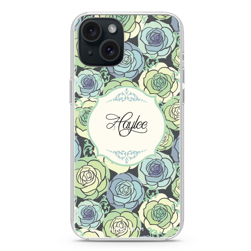 Art of Rose I iPhone 15 plus 水晶透明保護殼
