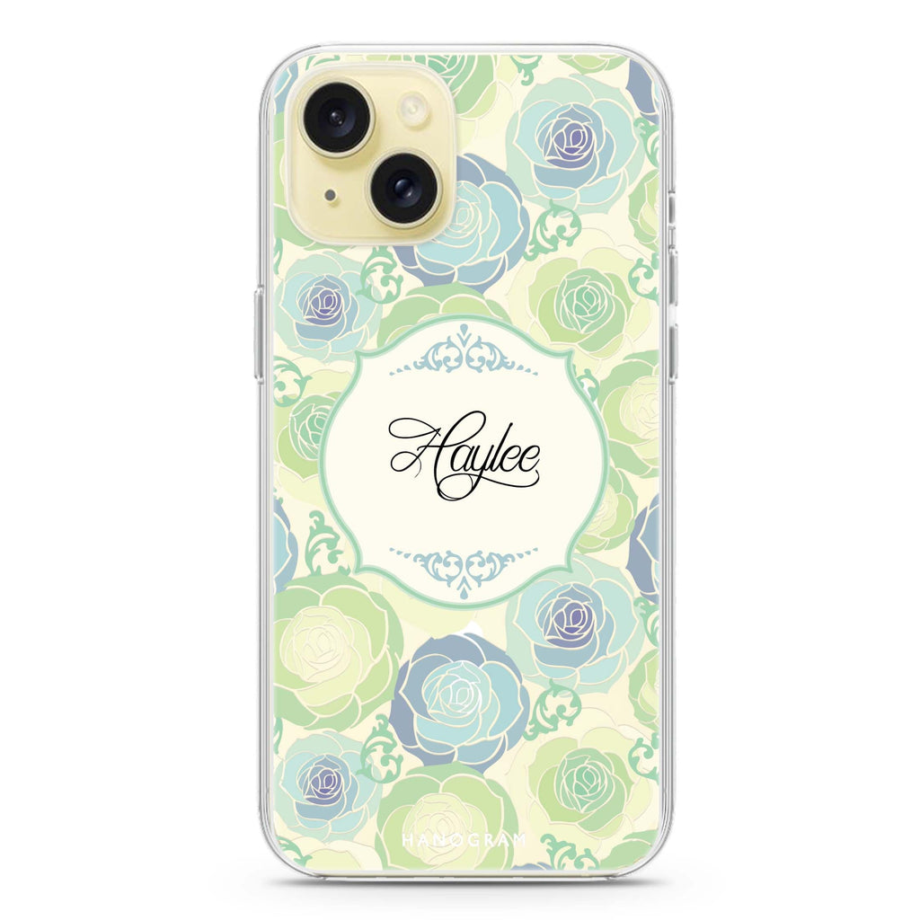 Art of Rose I iPhone 15 Magsafe 兼容水晶透明保護殼