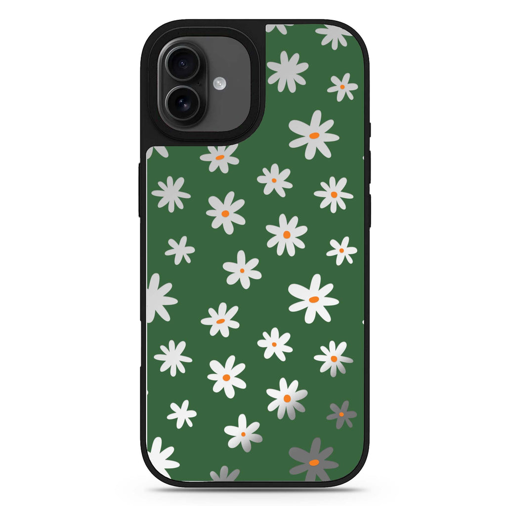 Flowers Pattern 款式3 iPhone 17 花卉鏡面手機殼 主圖設計