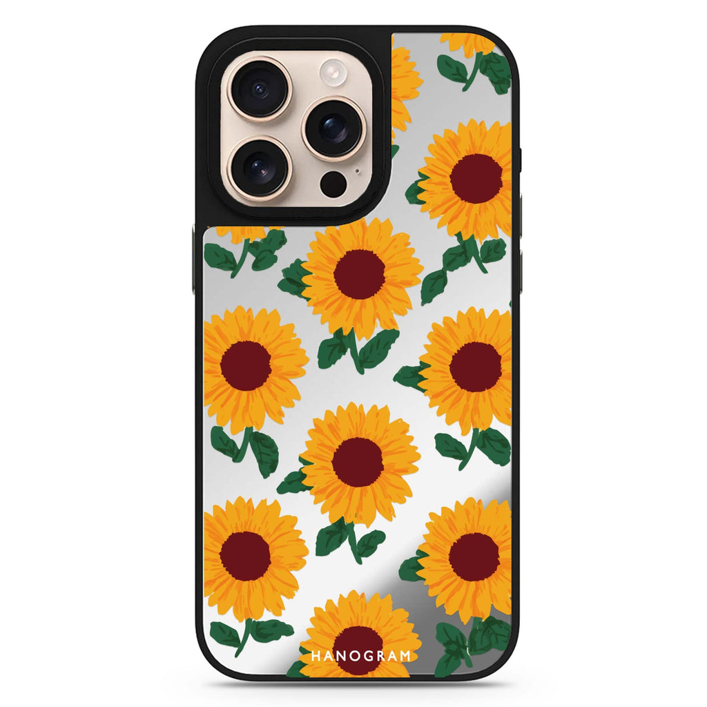 Golden Sunflowers 鏡面手機殼