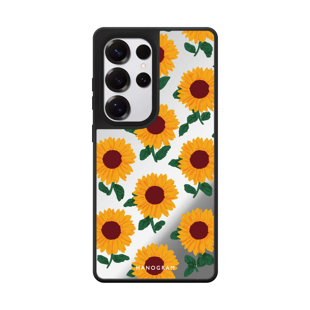 Golden Sunflowers 鏡面手機殼