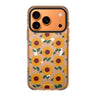 Golden Sunflowers iPhone 17 Pro Max MagSafe 水晶透明保護殼 花卉圖案設計 圖1