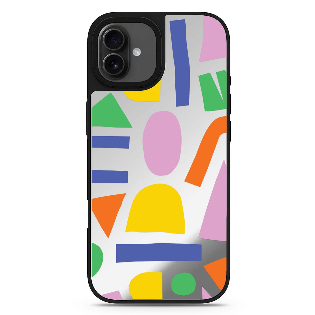 Abstract Doodles 款式3 iPhone 17 抽象藝術鏡面手機殼 主圖設計