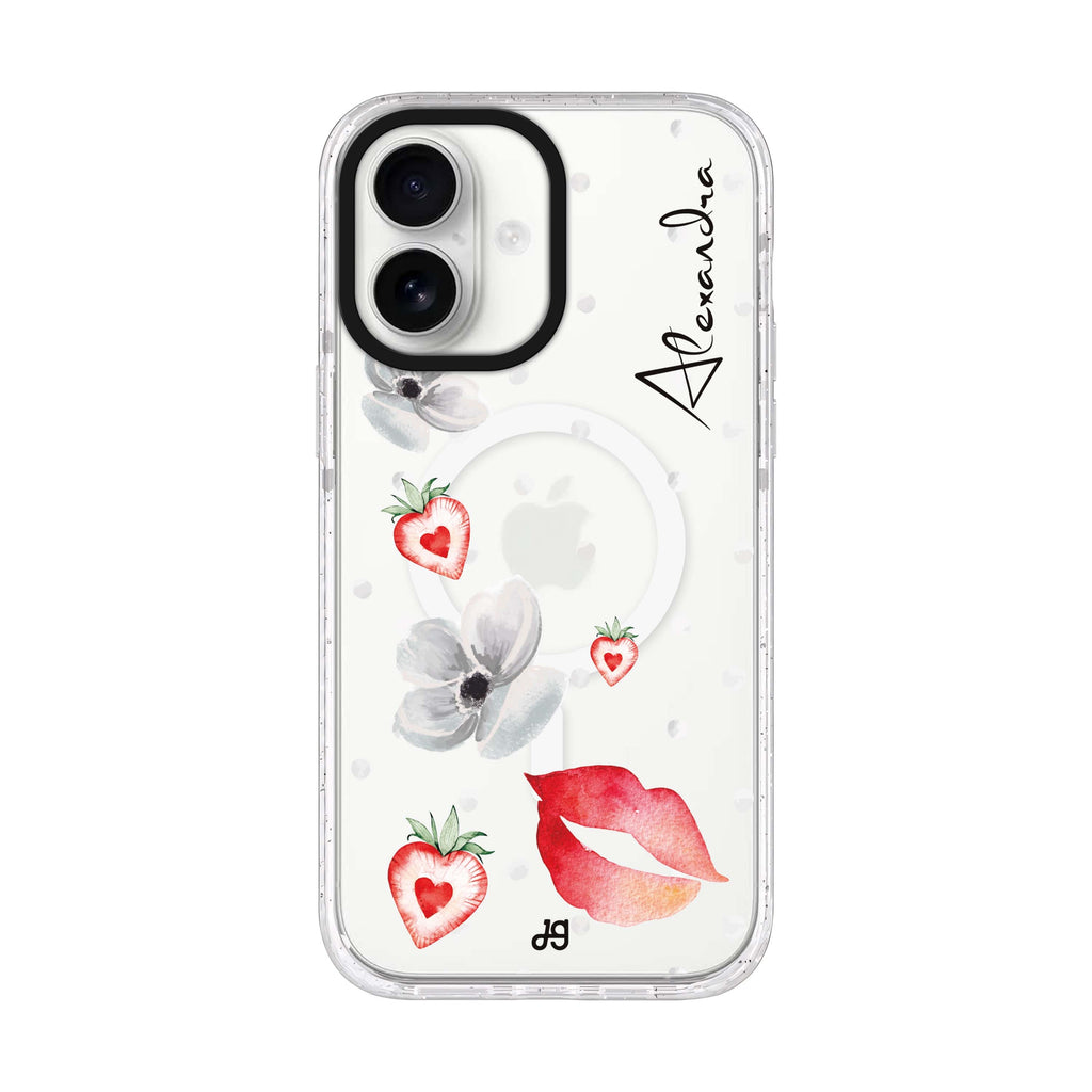 The First Date iPhone 17 水晶透明保護殼正面展示