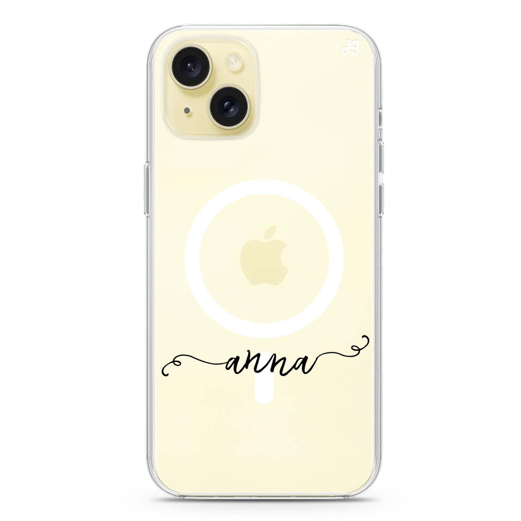 Vine iPhone 15 Plus Magsafe 兼容水晶透明保護殼
