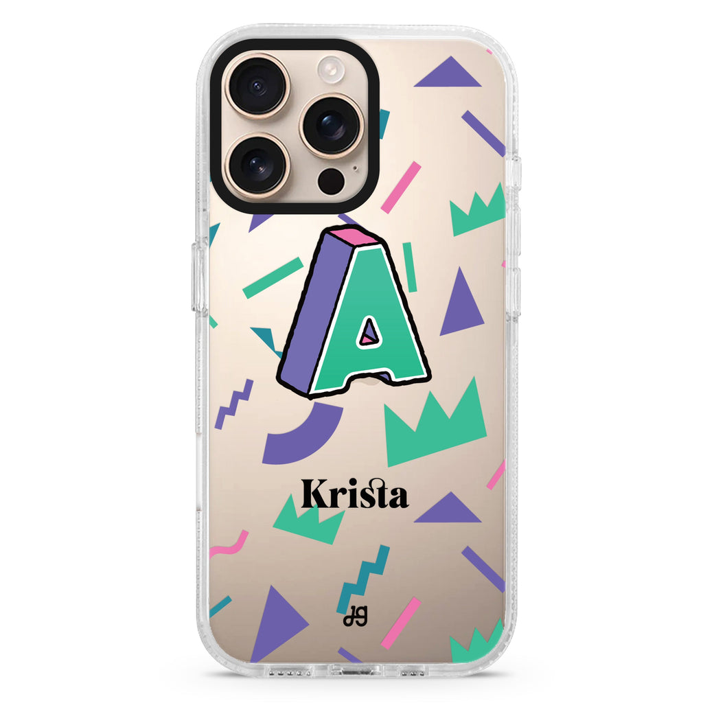Inspired Monogram iPhone 16 Pro & 16 Pro Max Case - Personalized and Stylish Protection