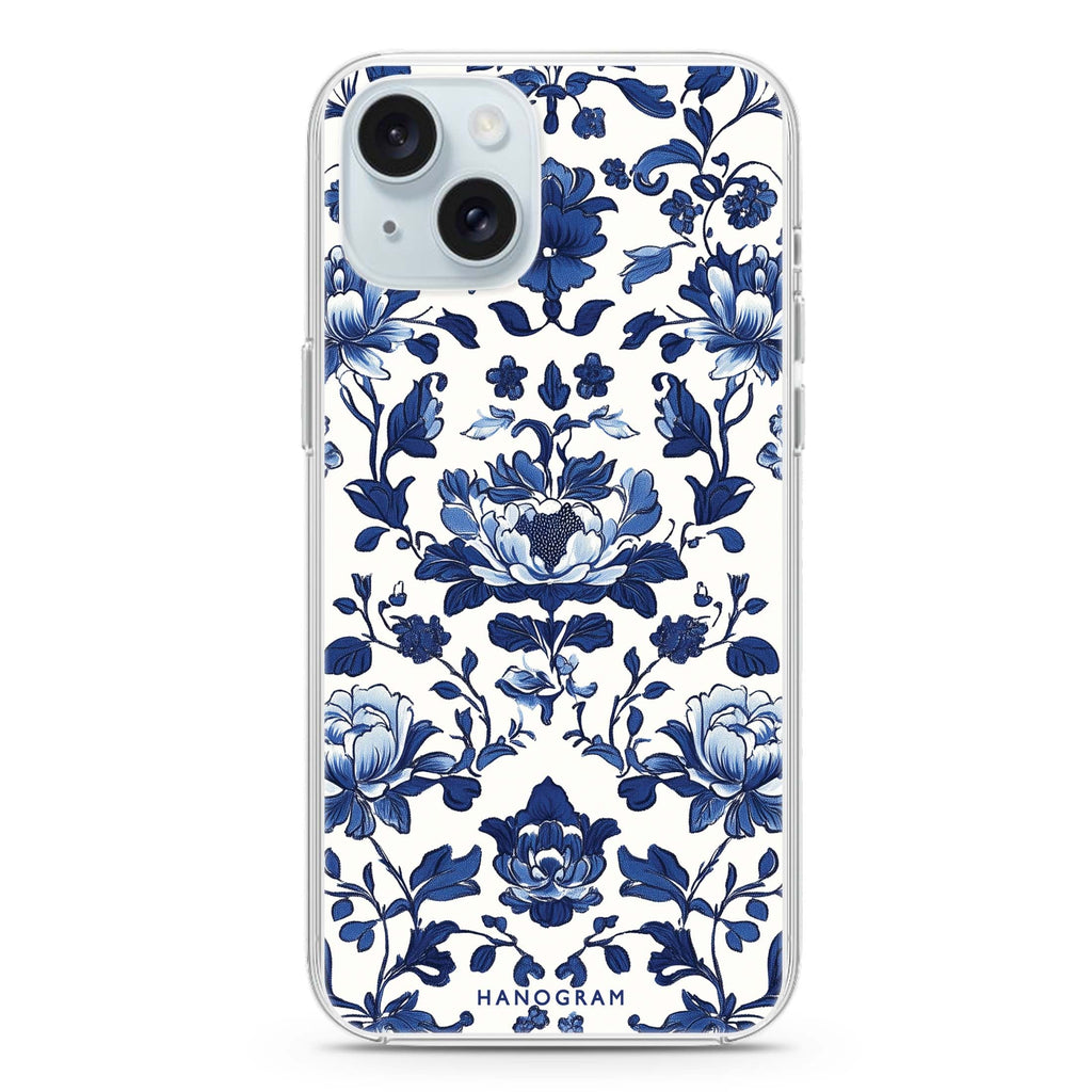 Porcelain Elegance iPhone 15 水晶透明保護殼