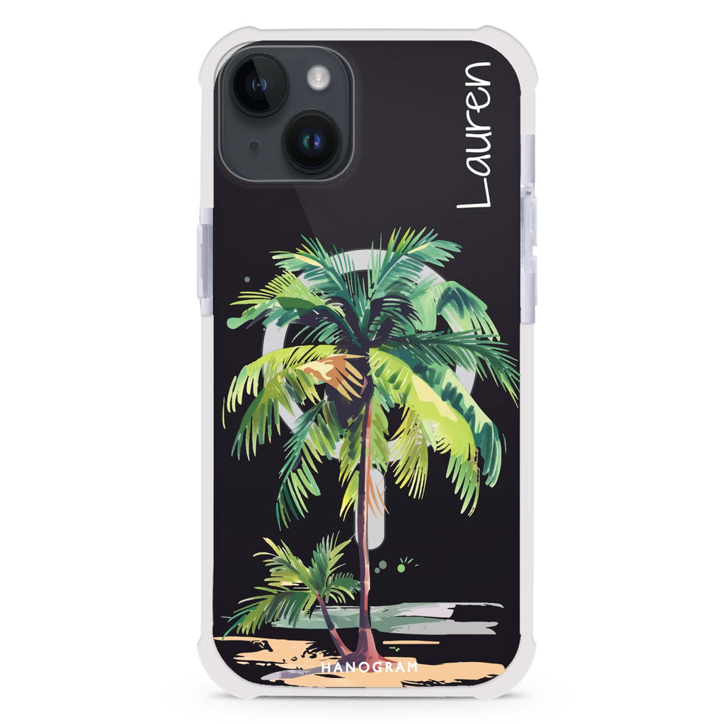 Island Palms iPhone 15 Plus Magsafe 兼容超強防摔保護殼