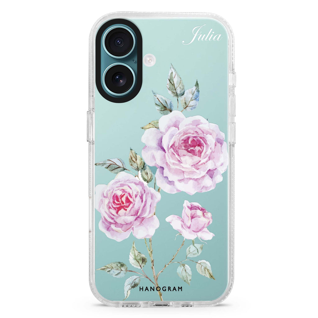 Simple Floral 水晶透明保護殼