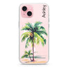 Island Palms iPhone 15 Plus Magsafe 兼容水晶透明保護殼
