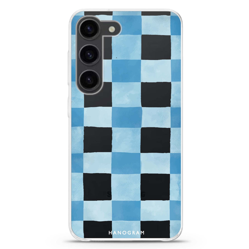 Gingham Sky Samsung Galaxy 水晶透明保護殼