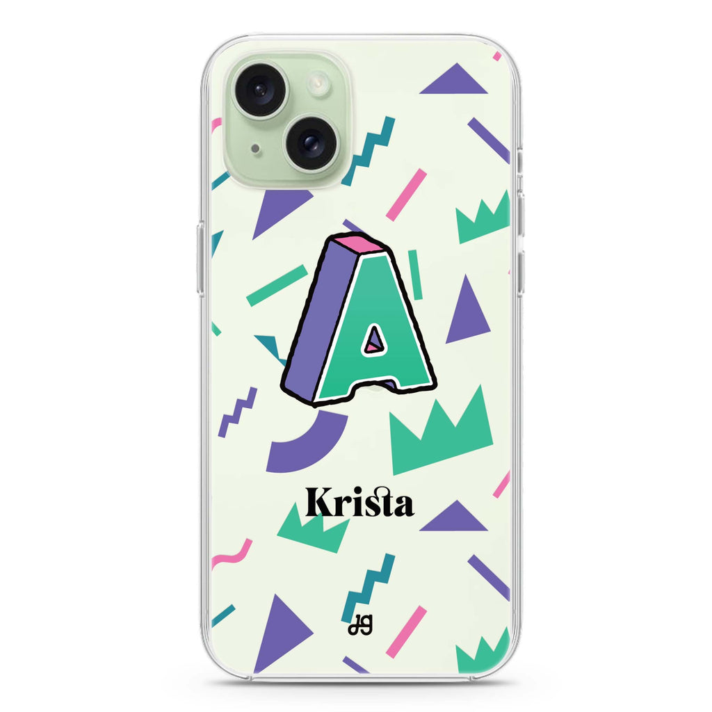 Inspired Monogram iPhone 15 plus 水晶透明保護殼