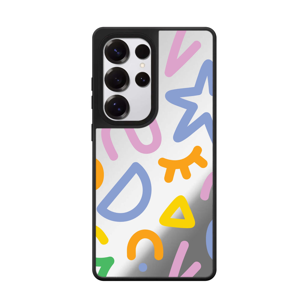 Abstract Doodles 鏡面手機殼