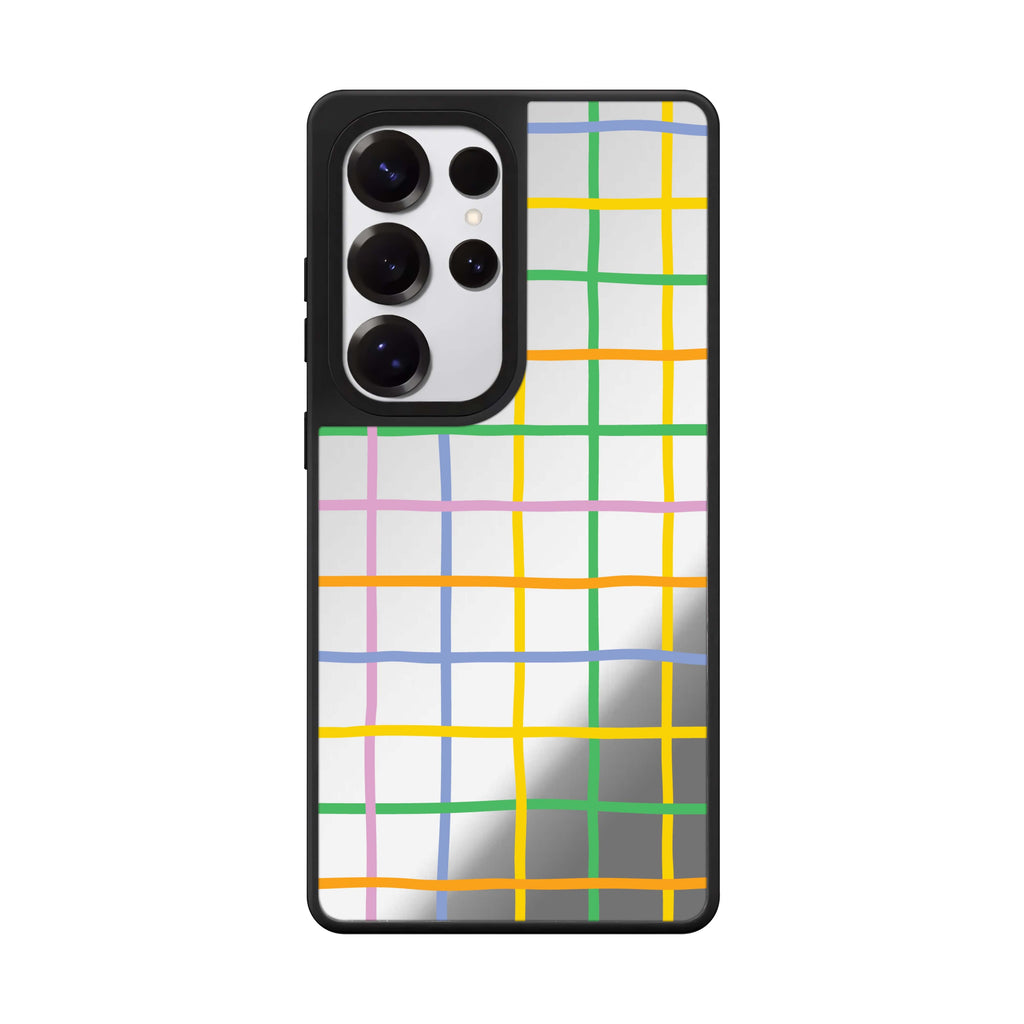 Abstract Doodles Pattern 鏡面手機殼