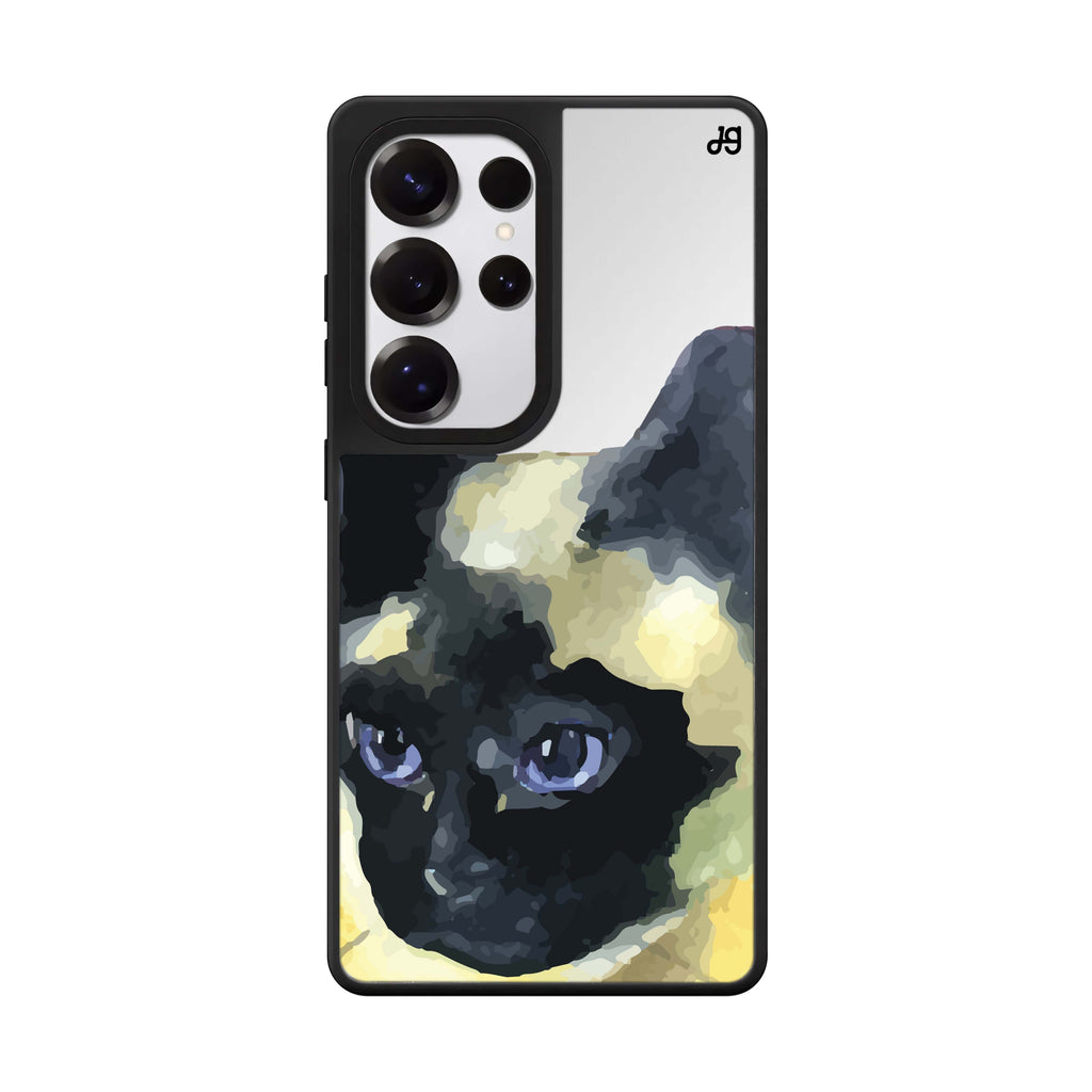 Watercolour Cat 鏡面手機殼