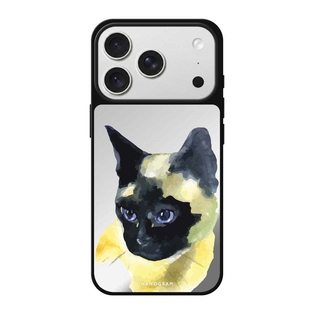 Watercolour Cat 鏡面手機殼