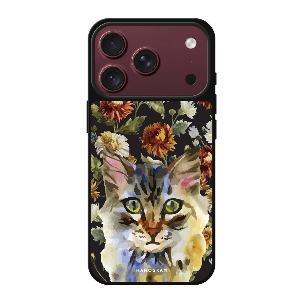 Watercolour Cat 鏡面手機殼