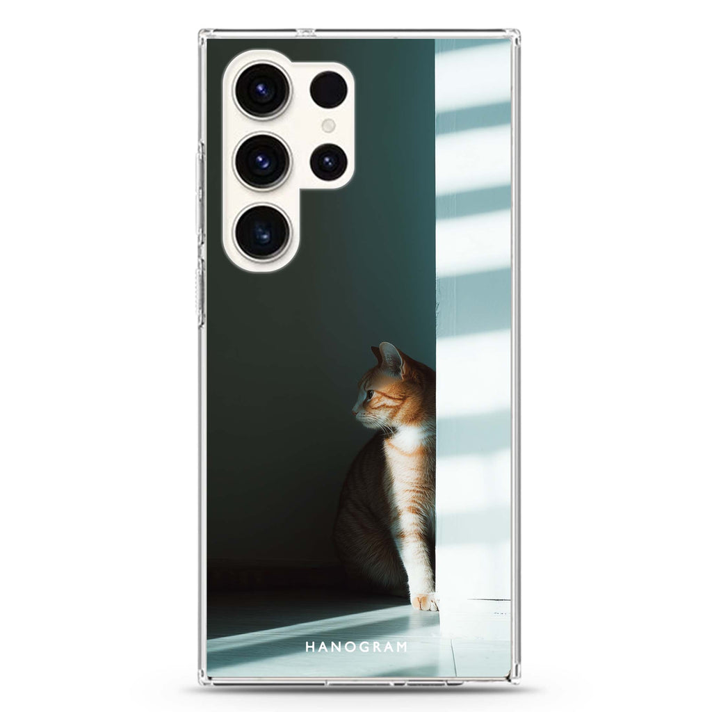 Window Glow Samsung Galaxy Ultra 透明保護殼，適用 S26/S25/S24/S23 Ultra，圖1