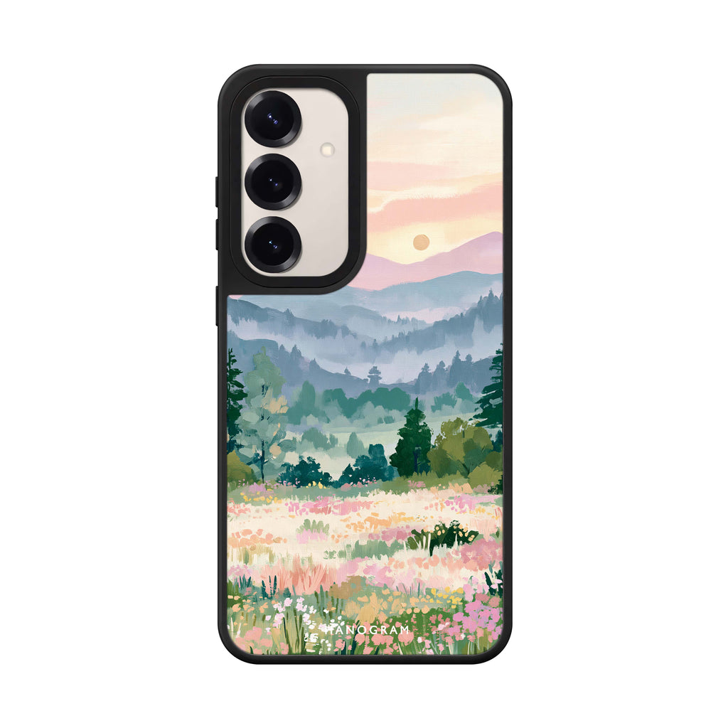Daybreak over Wildflowers 鏡面手機殼