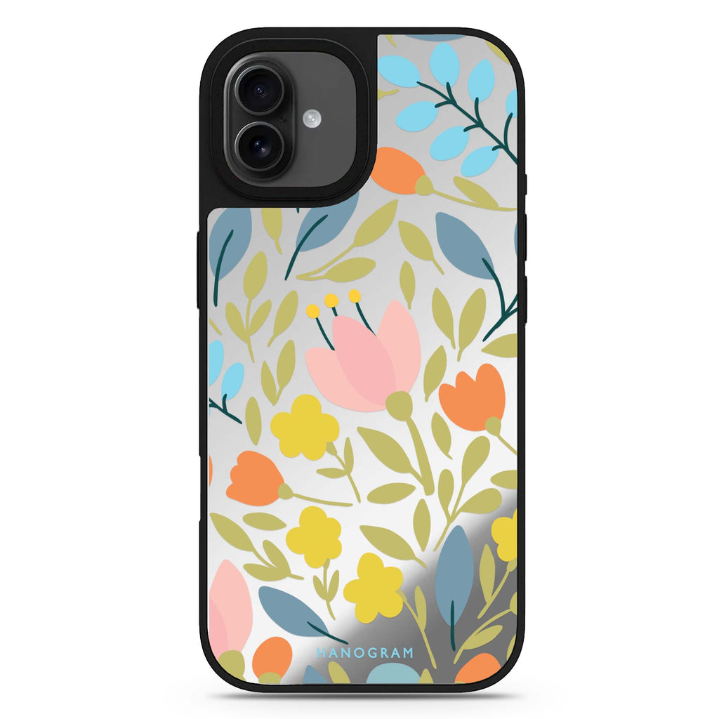 Floral 款式2 iPhone 17 花卉鏡面手機殼 主圖設計
