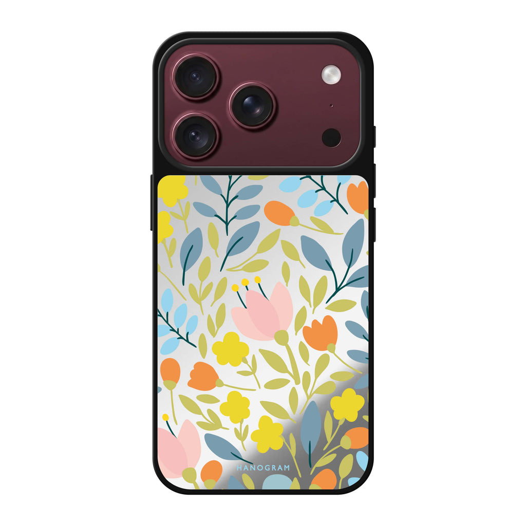 Floral 鏡面手機殼