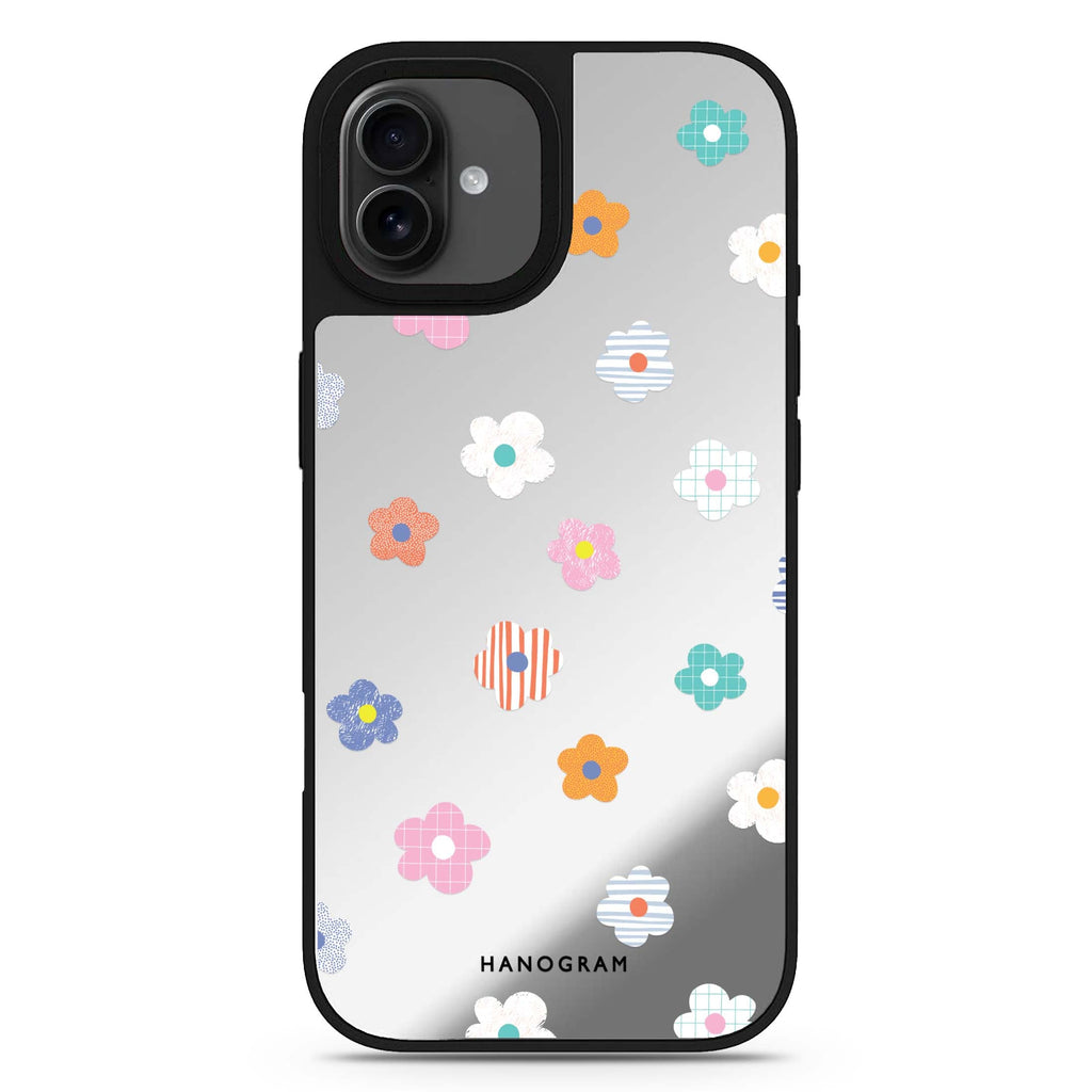 Floral Pattern 款式1 iPhone 17 花卉鏡面手機殼 主圖設計