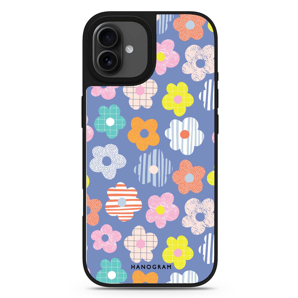 Floral Pattern 款式2 iPhone 17 花卉鏡面手機殼 主圖設計