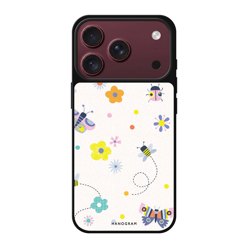 Cute Floral 鏡面手機殼