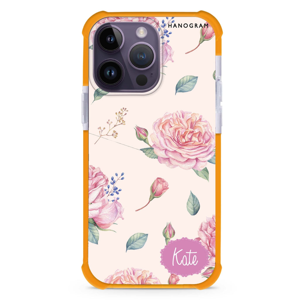 Pinky Flowers iPhone Magsafe 兼容超強防摔保護殼