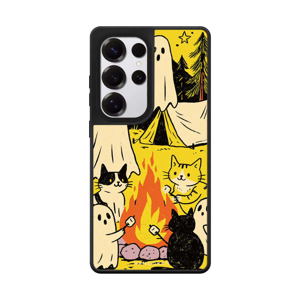 Campfire with the Ghosts Samsung Galaxy 鏡面手機殼