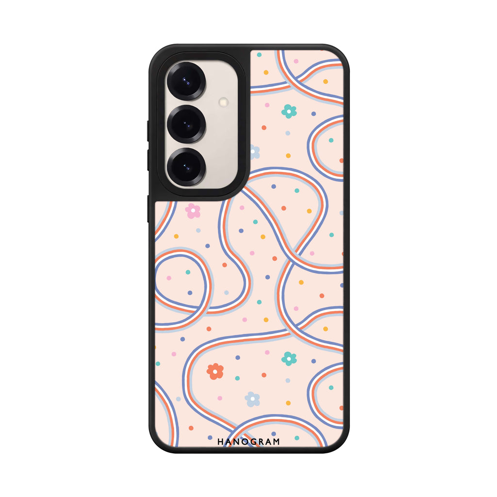 Floral & Line 鏡面手機殼