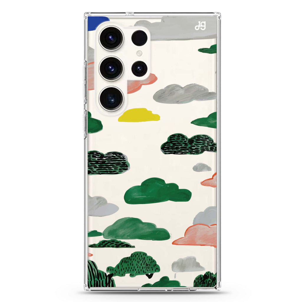 Color Sky Samsung Galaxy Ultra 透明保護殼，適用 S26/S25/S24/S23 Ultra，圖1