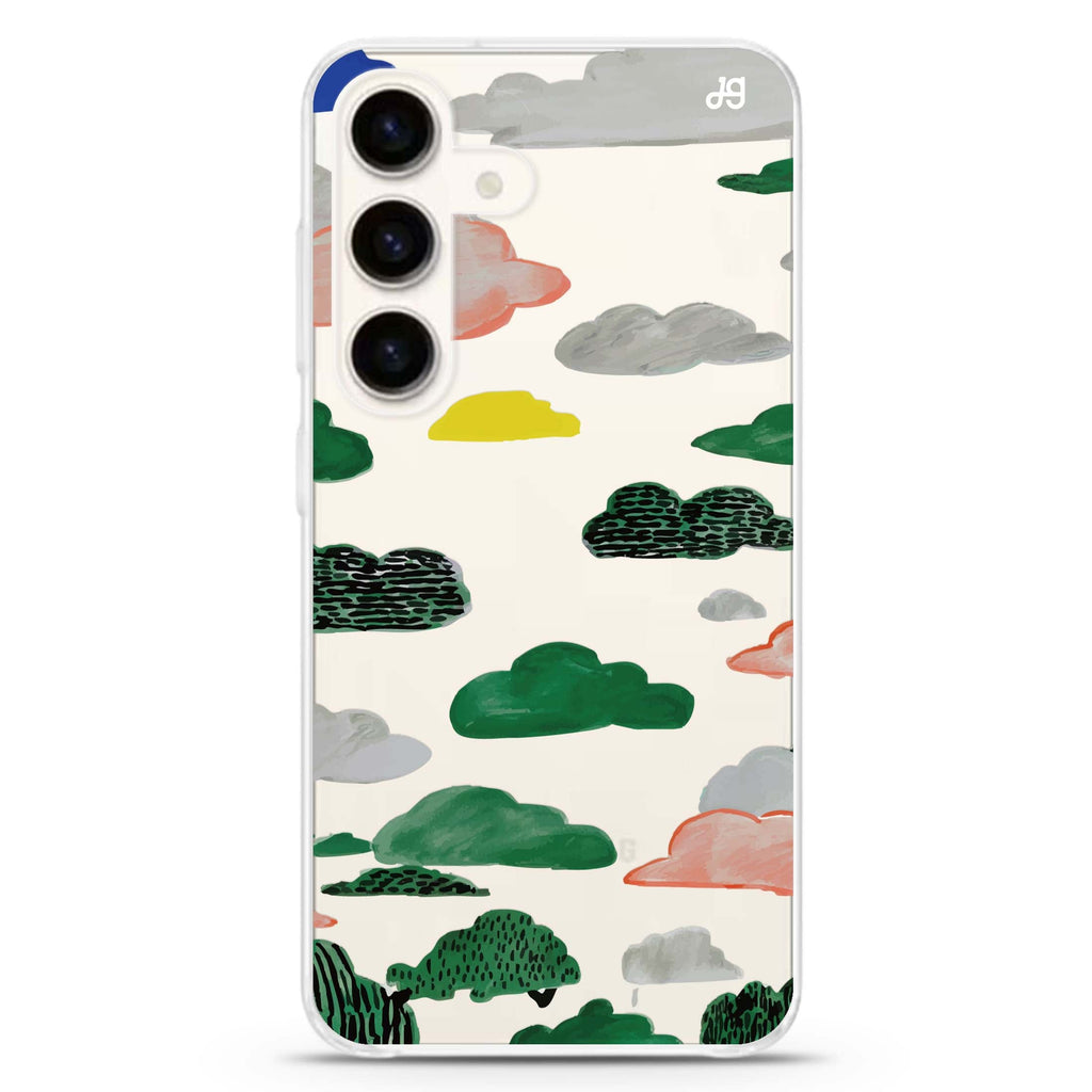 Color Sky Samsung Galaxy S26/S25/S24 水晶透明保護殼正面展示