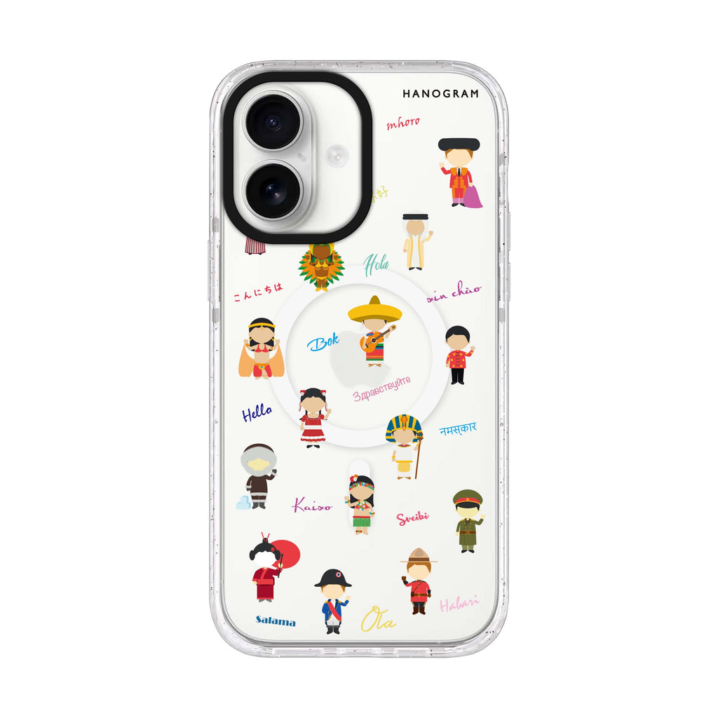 Culture People iPhone 17 水晶透明保護殼正面展示