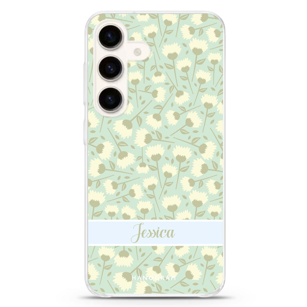 Cosy Samsung Galaxy S26/S25/S24 可加名字水晶透明保護殼正面展示