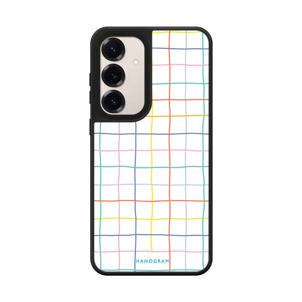Colourful Checked Pattern 鏡面手機殼