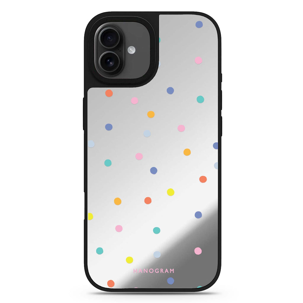 Colourful Dot Pattern iPhone 17 彩色鏡面手機殼 主圖設計