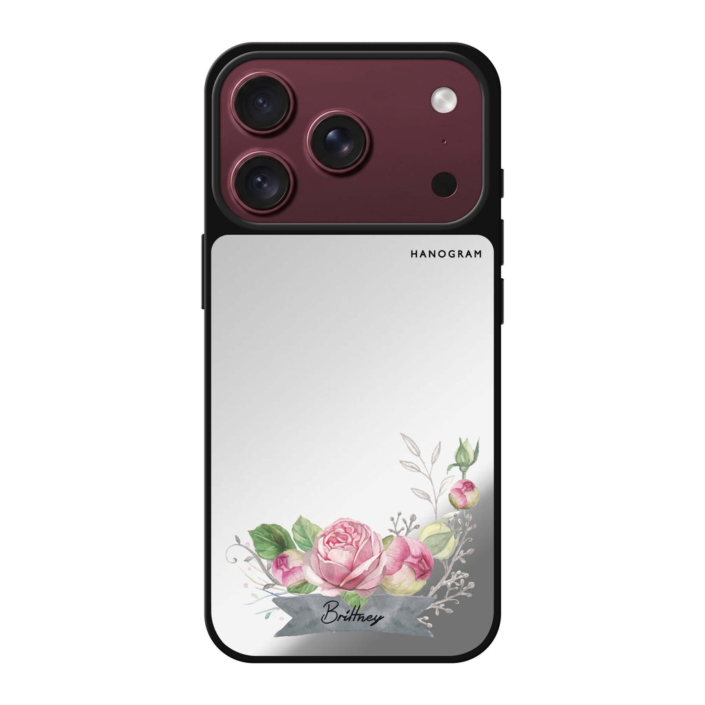 Ribbon & Floral 鏡面手機殼